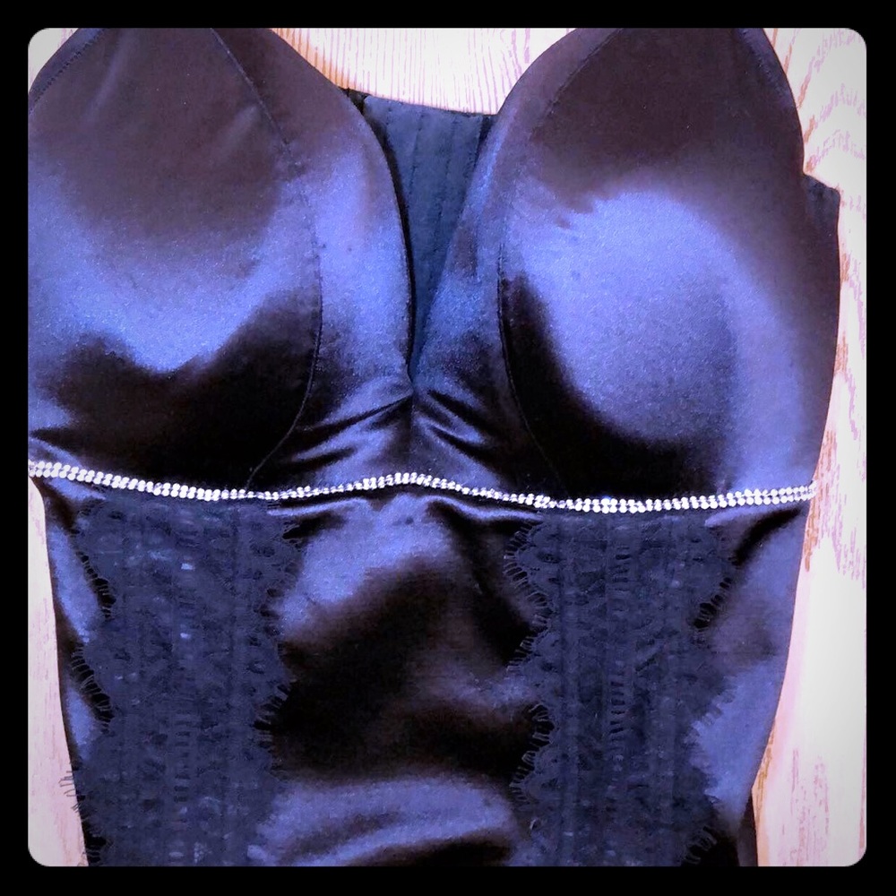 Cacique Intimates Corsets / BLK - Rhinestone